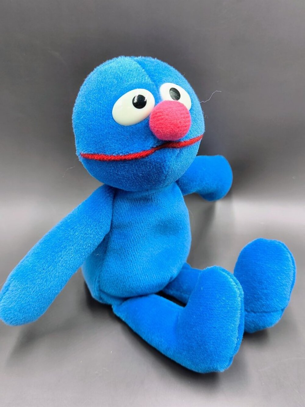 Vintage 1997 Sesame Street Grover Beanbag Plush - Applause Jim Henson 7”